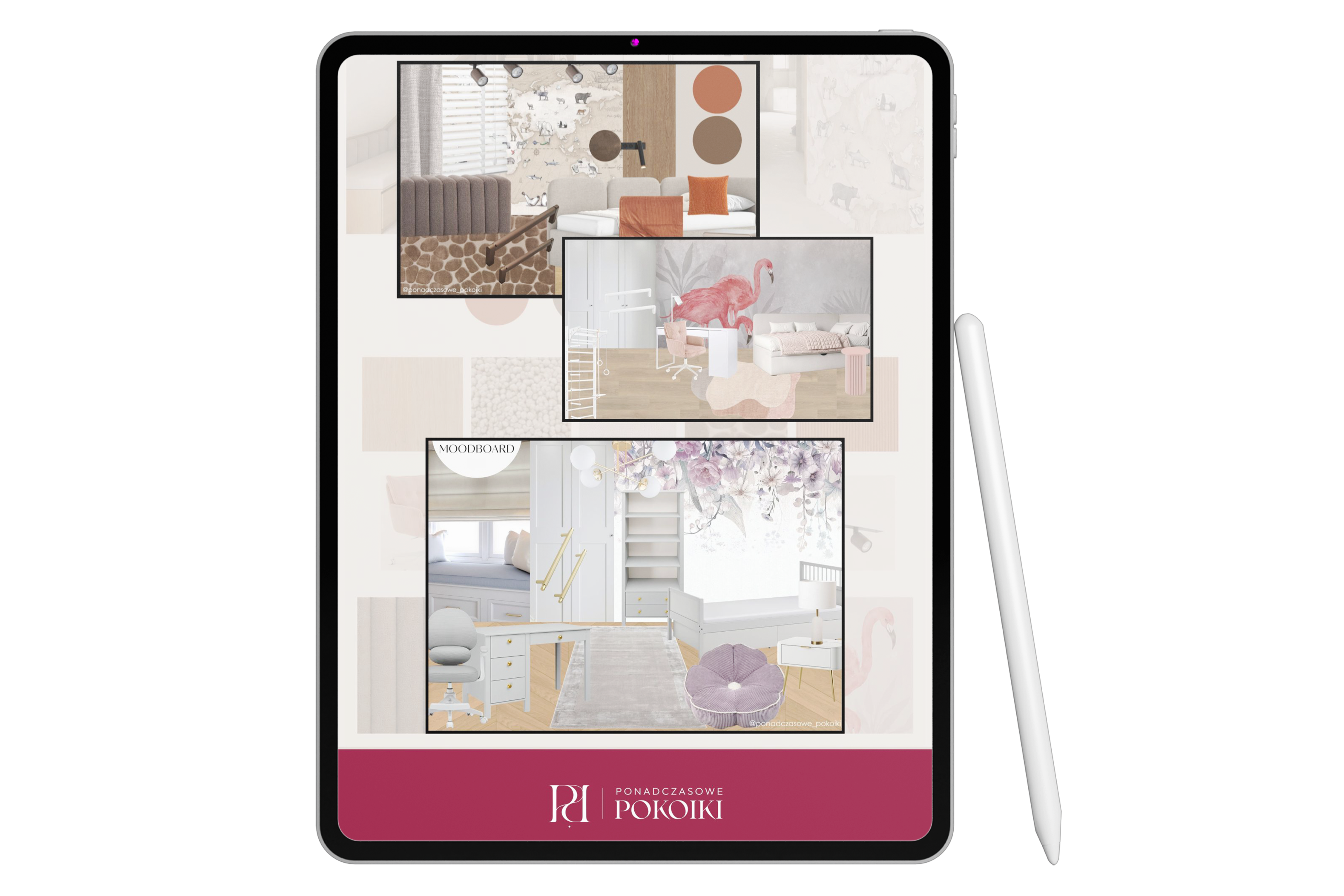Moodboard z linkami do produktów